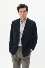 Marineblå Magaret Double Blz - Matinique Blazer  - 5715575041239